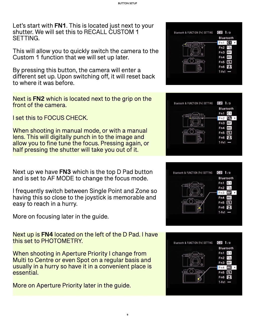 Fujifilm XT5 Camera Guide
