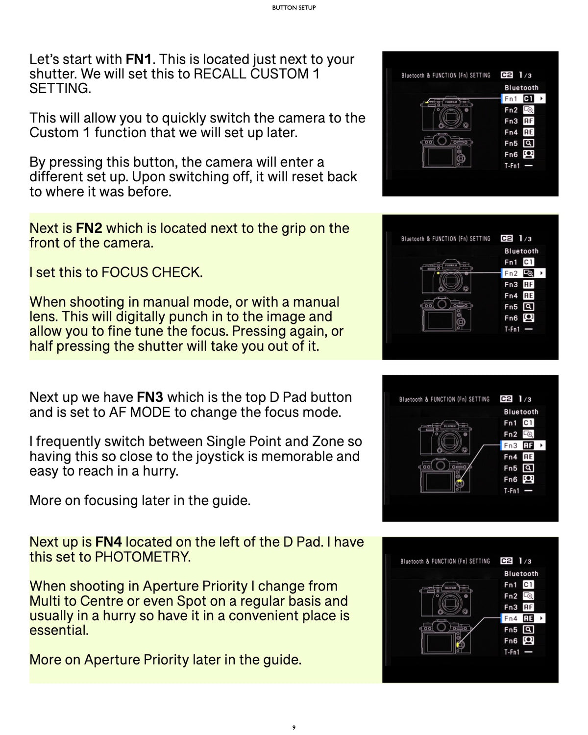 Fujifilm XT5 Camera Guide