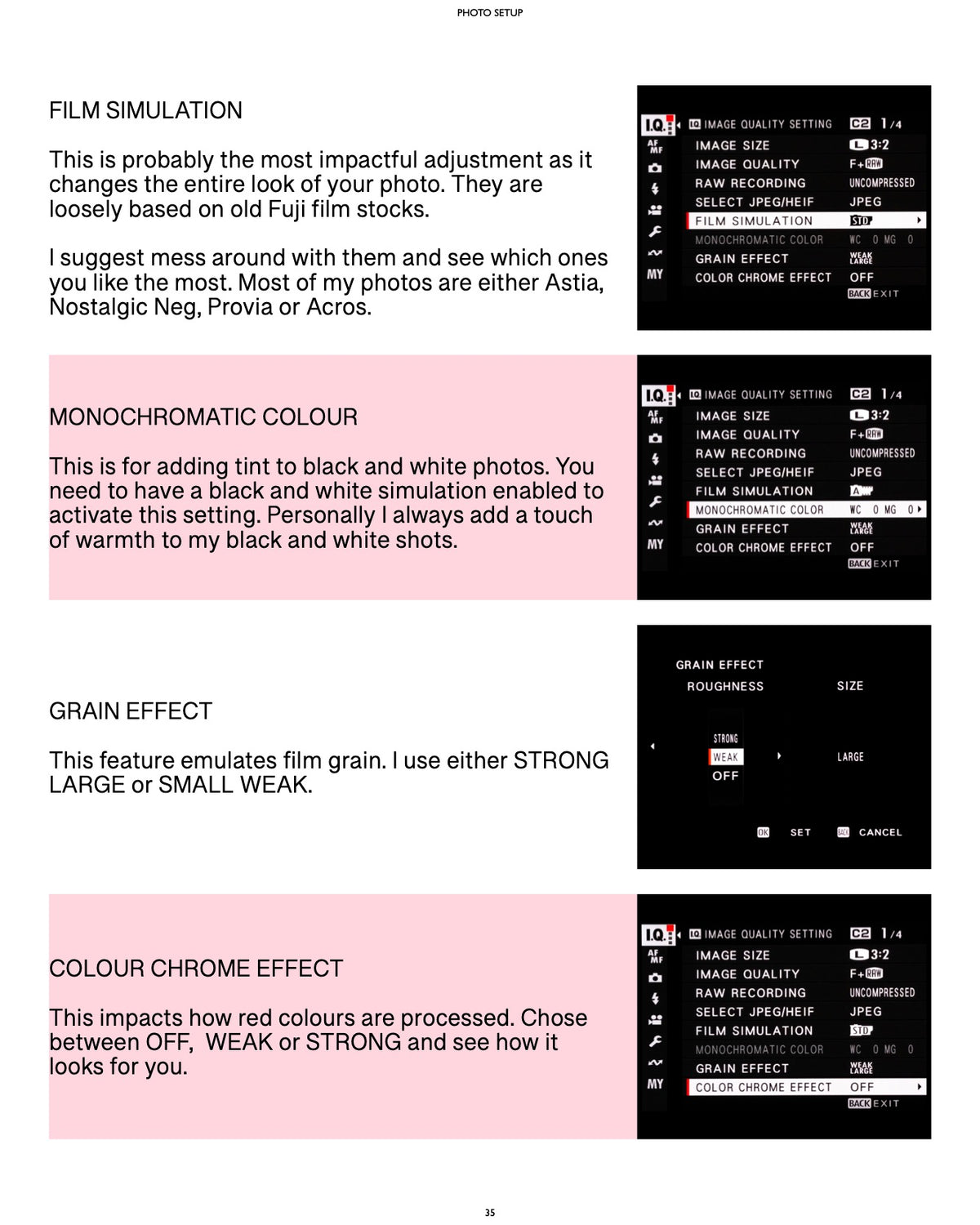 Fujifilm XT5 Camera Guide