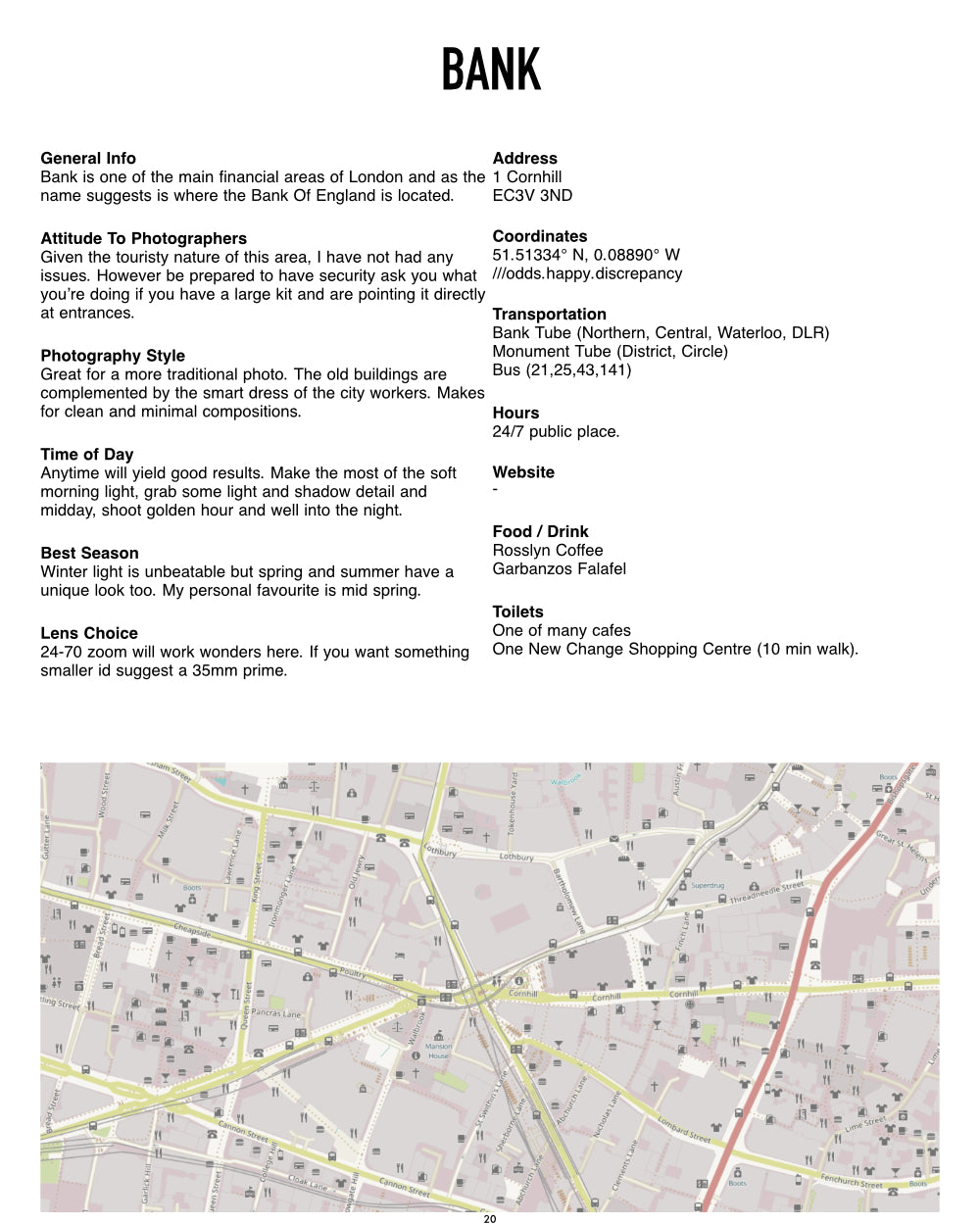 The London Photography Guide