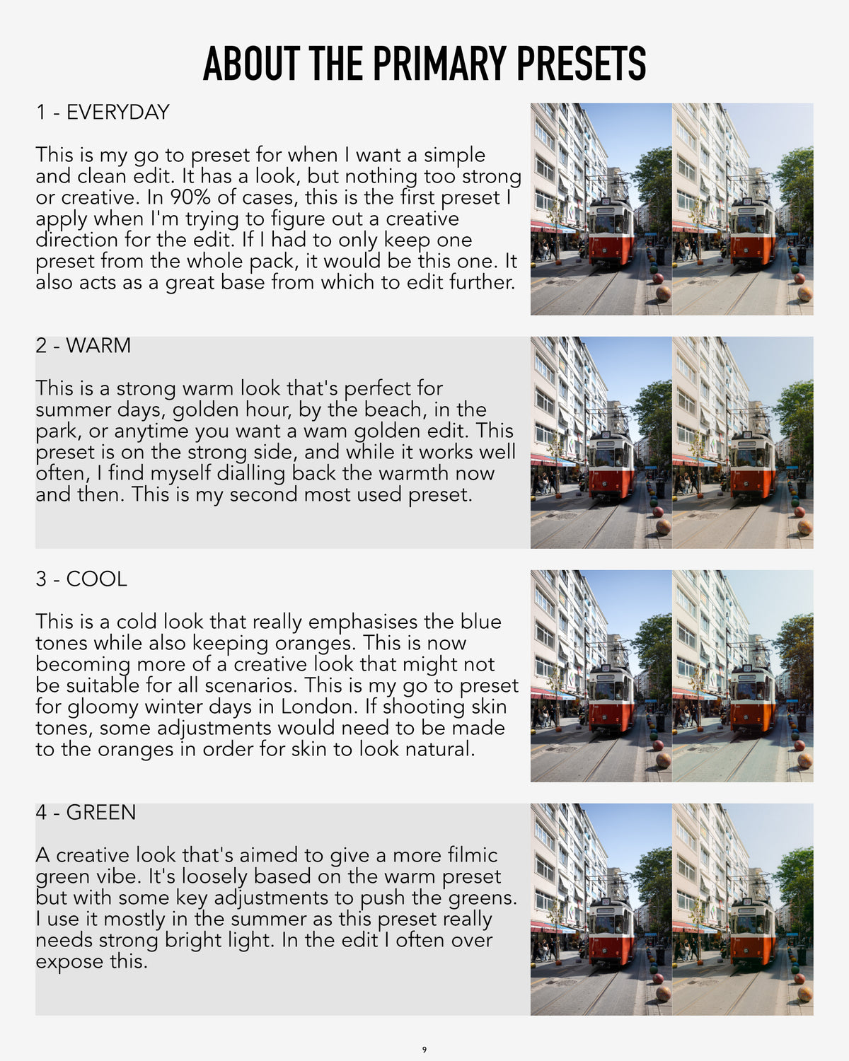 Lightroom Presets