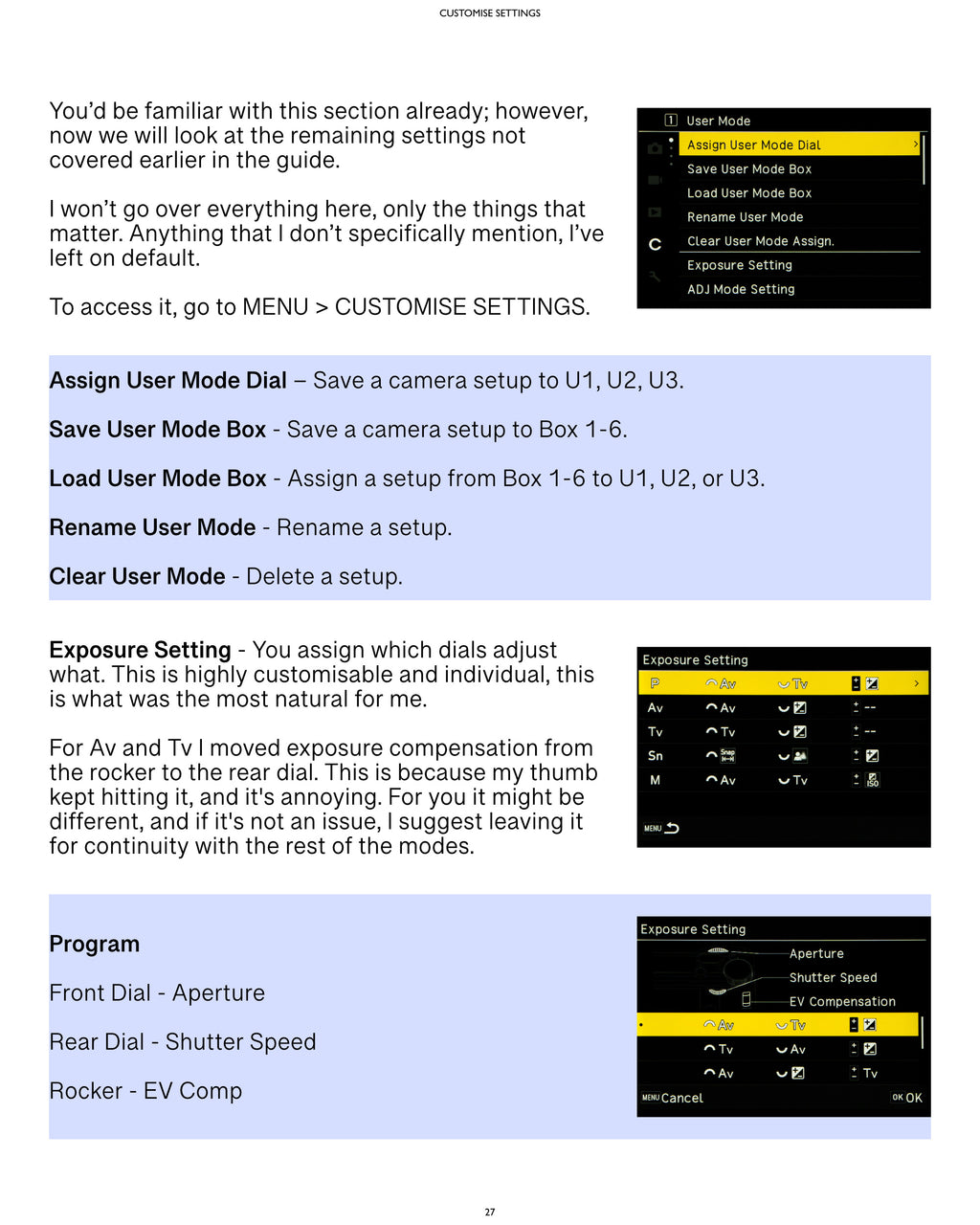 Ricoh GRIV Camera Guide