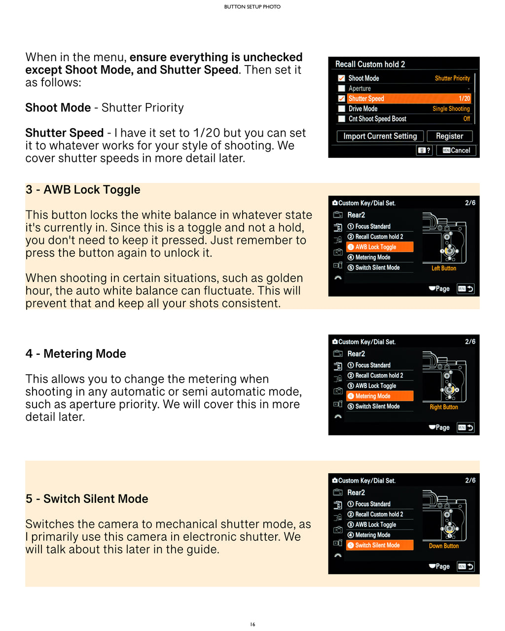 Sony A1II Camera Guide