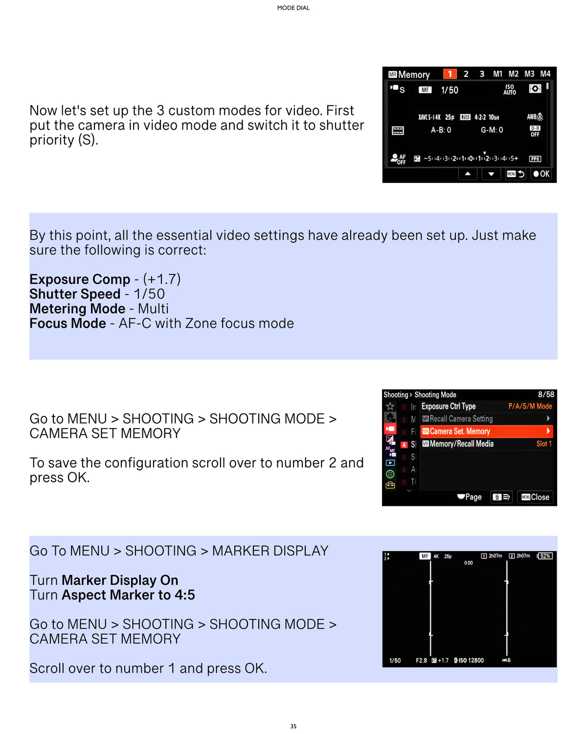Sony A7RV Camera Guide