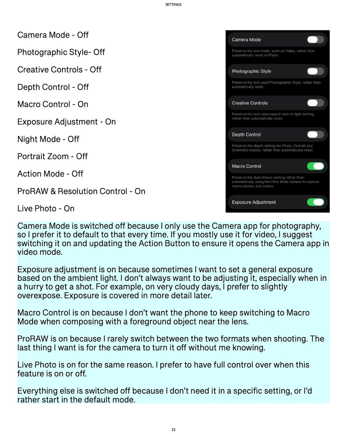 iPhone Pro Camera Guide